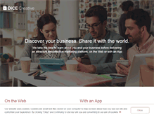 Tablet Screenshot of dicecreative.com